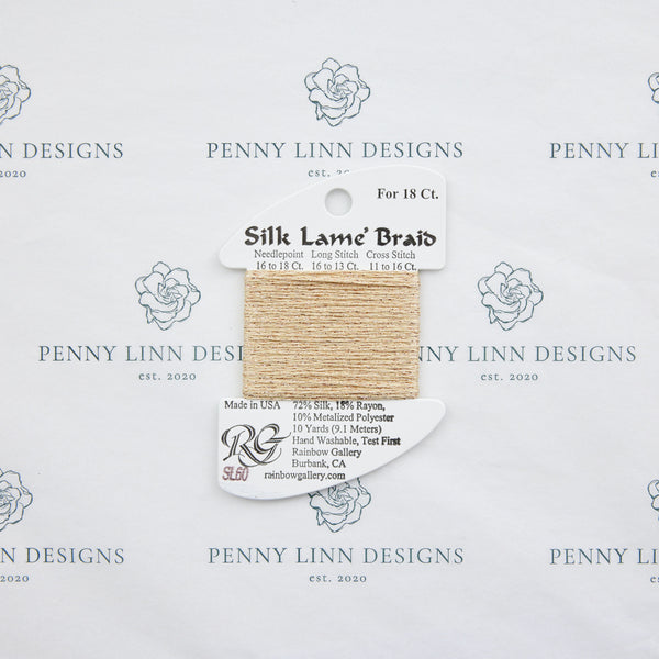 Silk Lamé Braid SL60 Camel