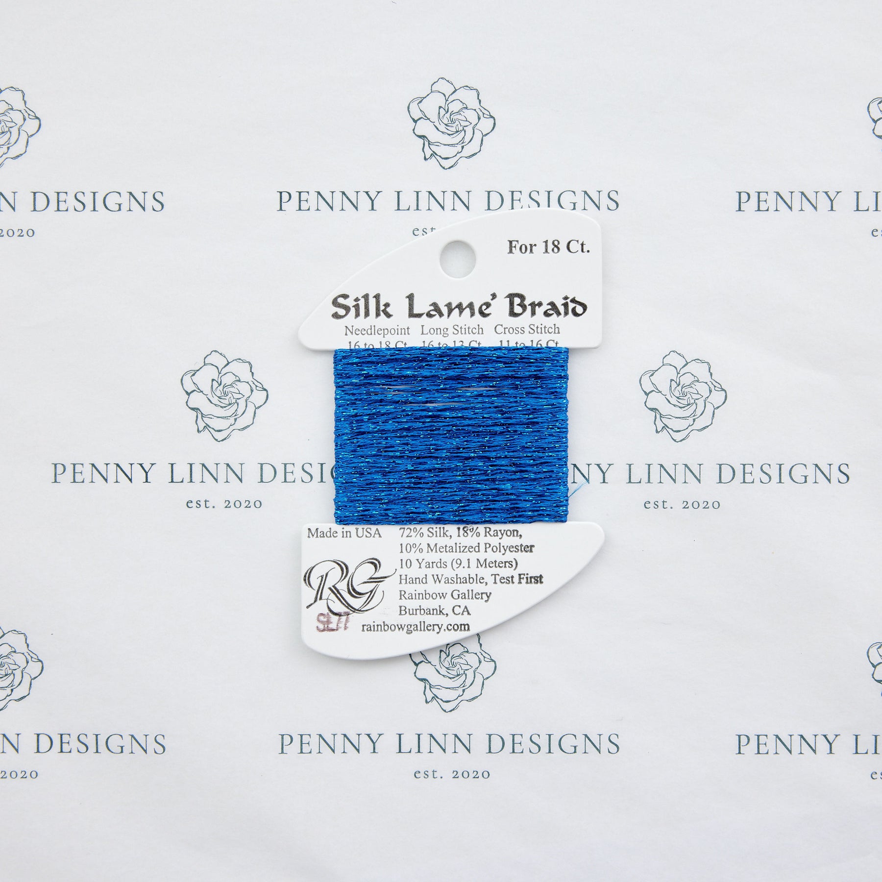 Silk Lamé Braid SL77 Royal Blue