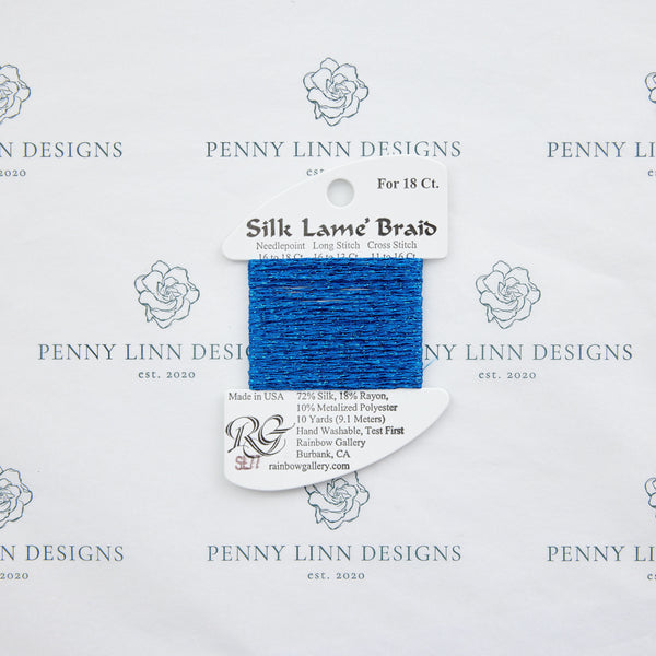Silk Lamé Braid SL77 Royal Blue