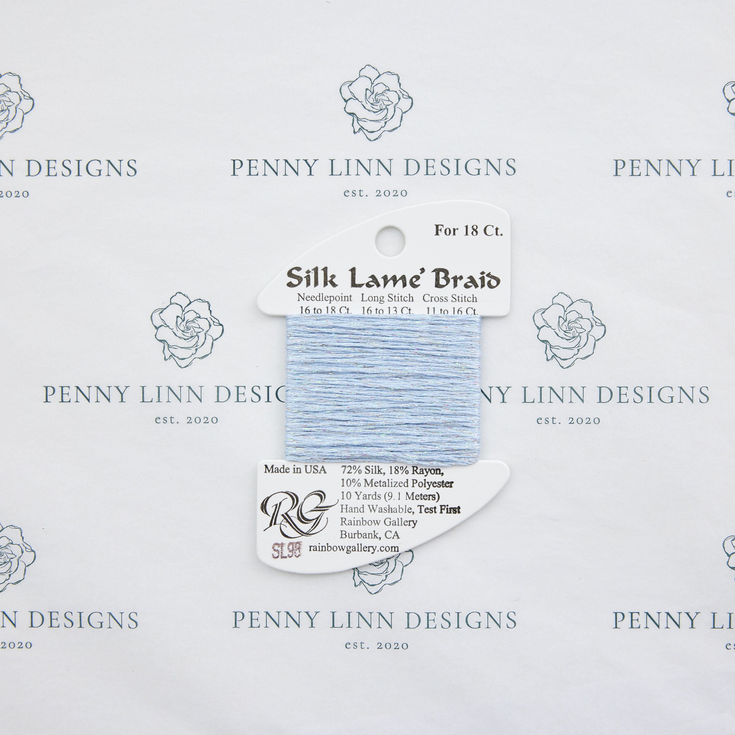 rainbow gallery silk lame braid plus thread needlepoint – Penny Linn