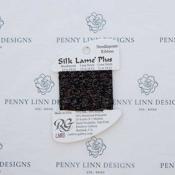 Silk Lamé Plus LM65 Black Sparkle