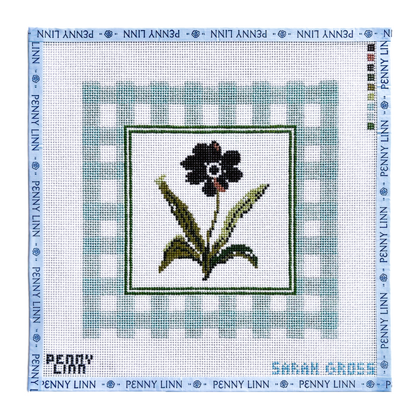 Gingham Botanical - Cosmos