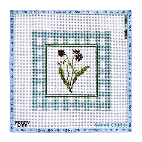Gingham Botanical - Hounds Tongue