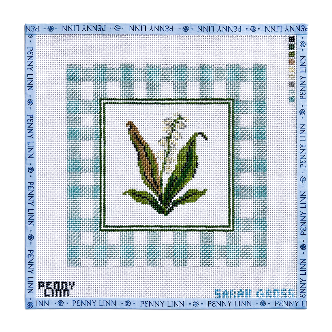 Gingham Botanical - Lily of the Valley