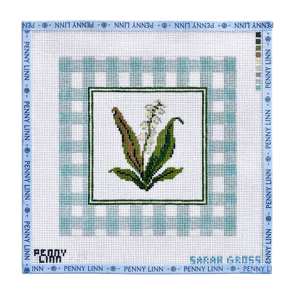 Gingham Botanical - Lily of the Valley