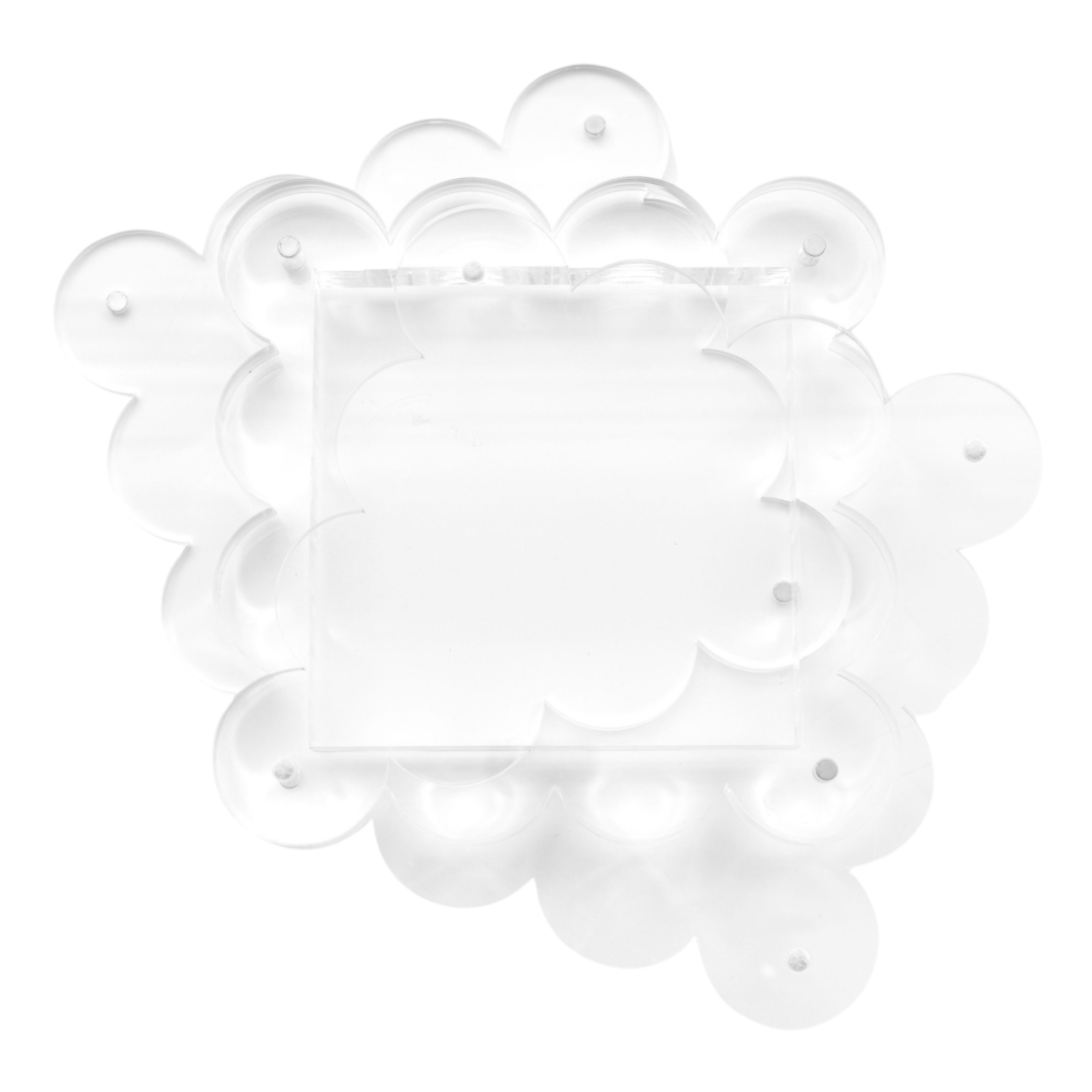 Scallop Acrylic Frame - 4"