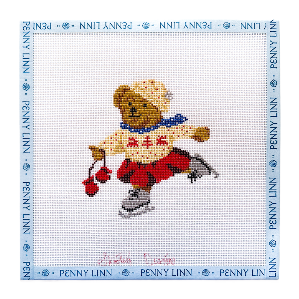 Ice Skating Sweater Bear