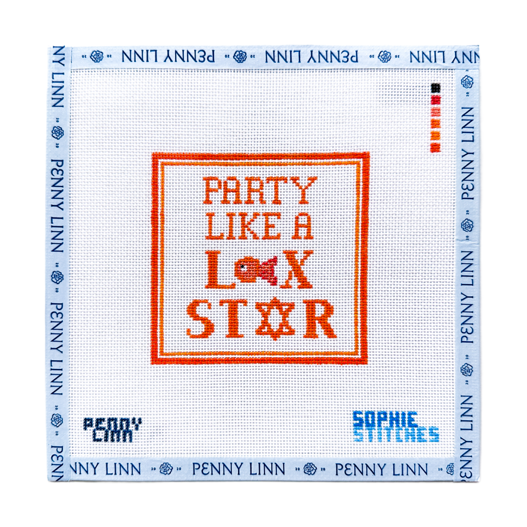 Party Like a Lox Star Coaster – Penny Linn