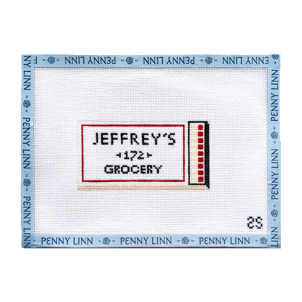 Jeffrey's Grocery Matchbook Canvas – Penny Linn