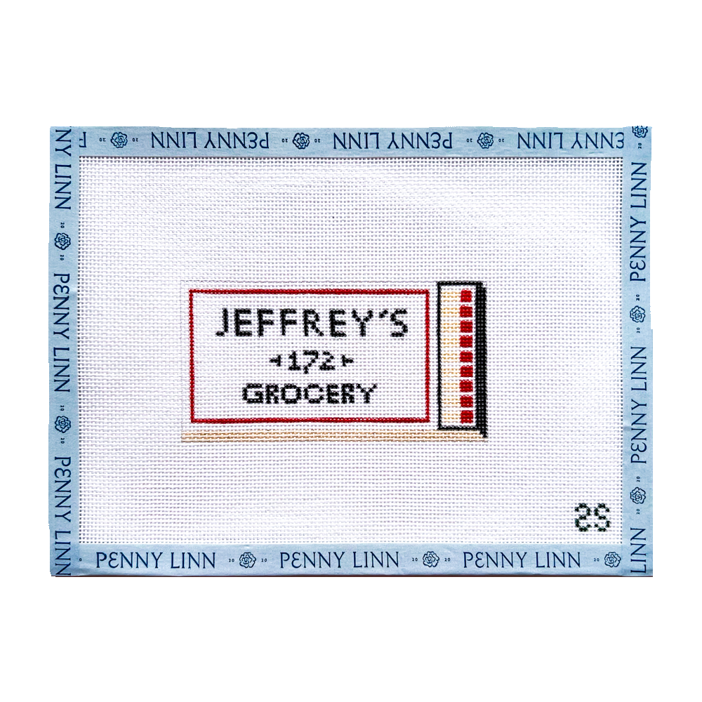 Jeffrey's Grocery Matchbook Canvas