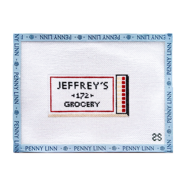 Jeffrey's Grocery Matchbook Canvas – Penny Linn