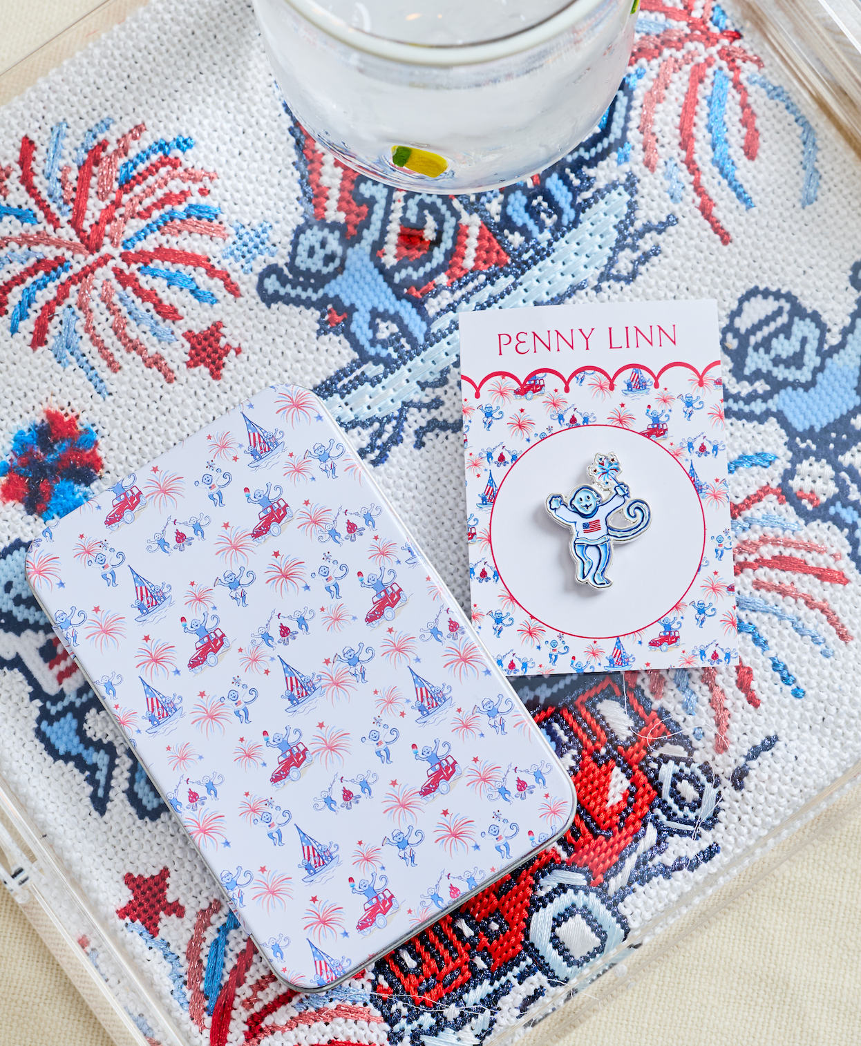 Fireworks and Friends Printed Tin