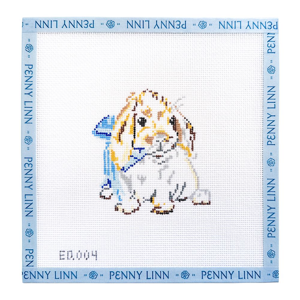 Bunny with Blue Bow
