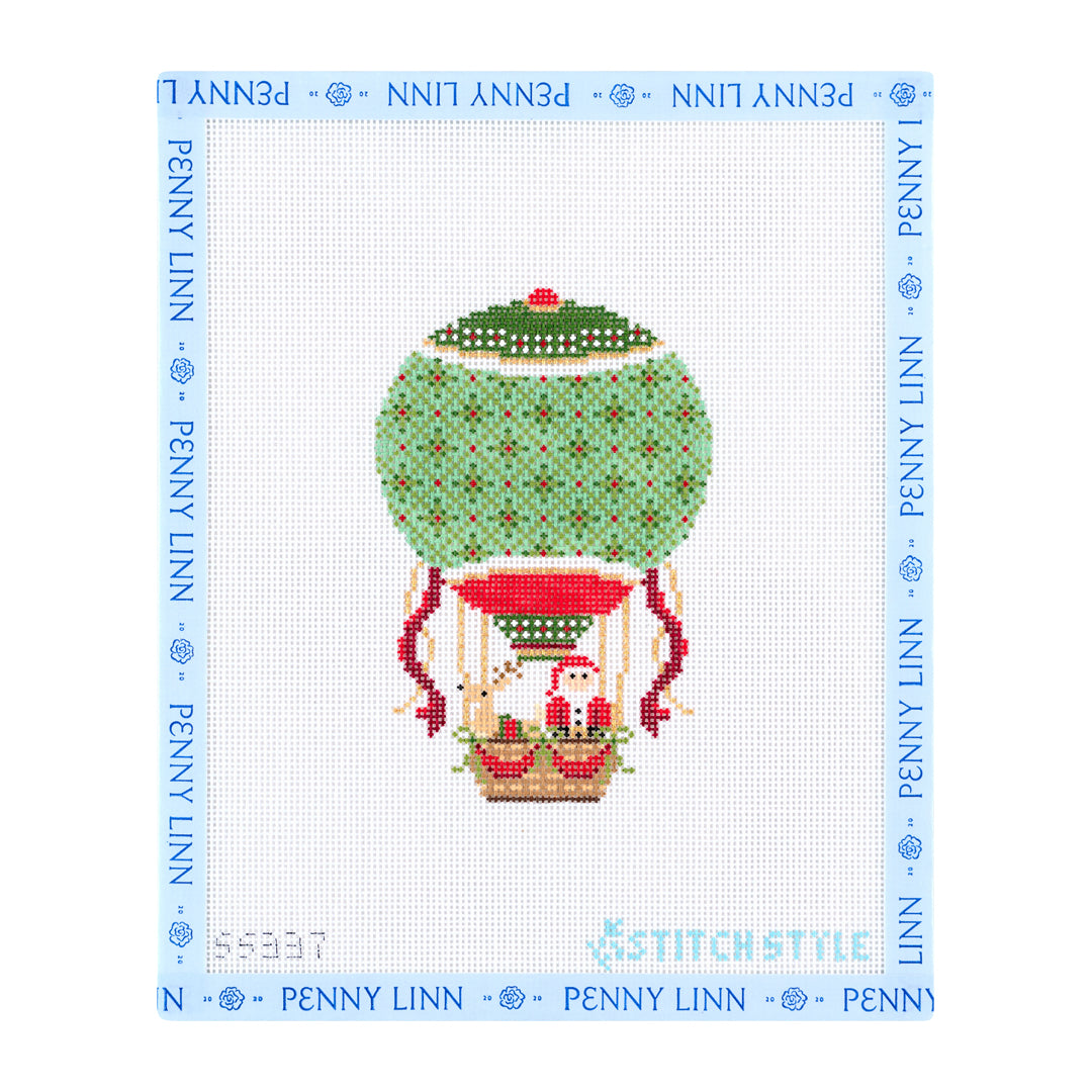 Christmas Hot Air Balloon with Santa