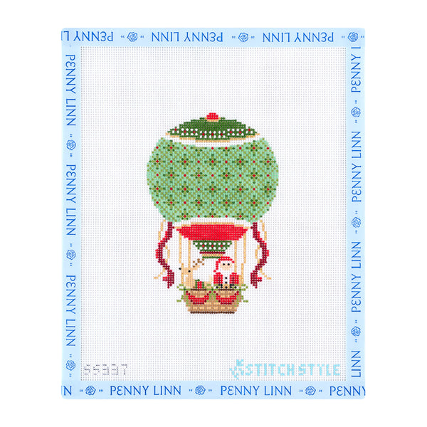 Christmas Hot Air Balloon with Santa
