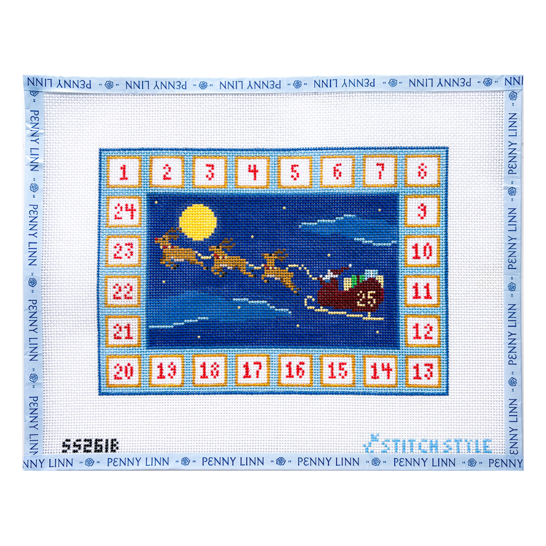 Santa and Reindeer Advent Calendar