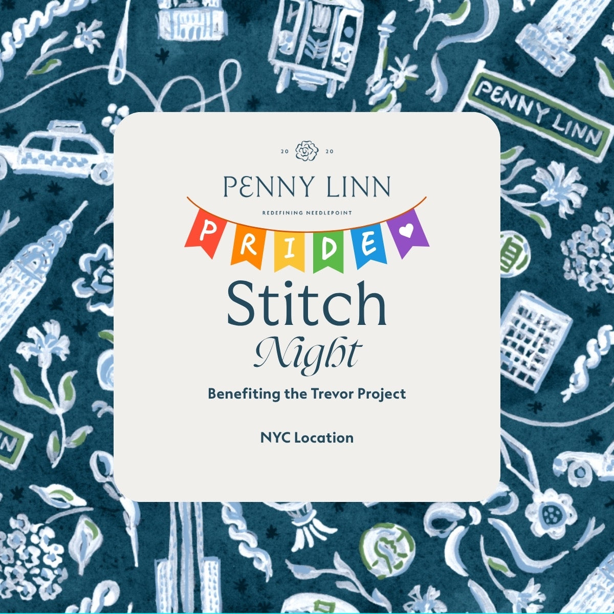 NYC Pride Stitch Night | June 29th, 6-8:00pm