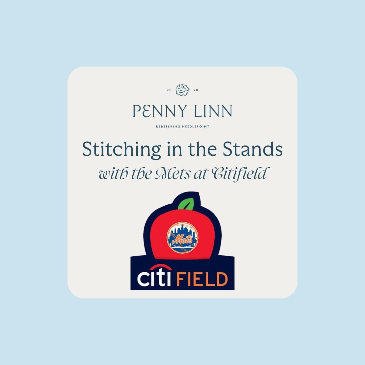 Stitching in the Stands at Citi Field
