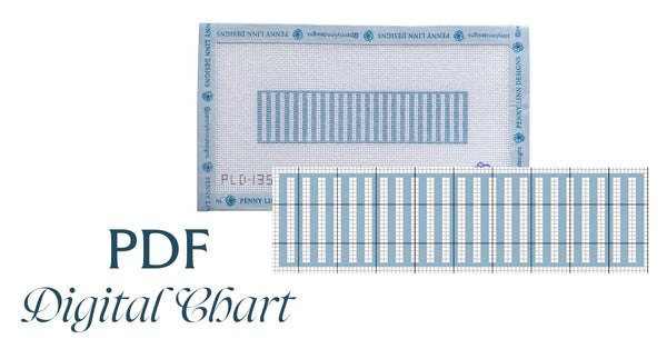 Striped Key Fob - Chart