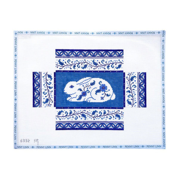 Blue White Rabbit Brick Cover