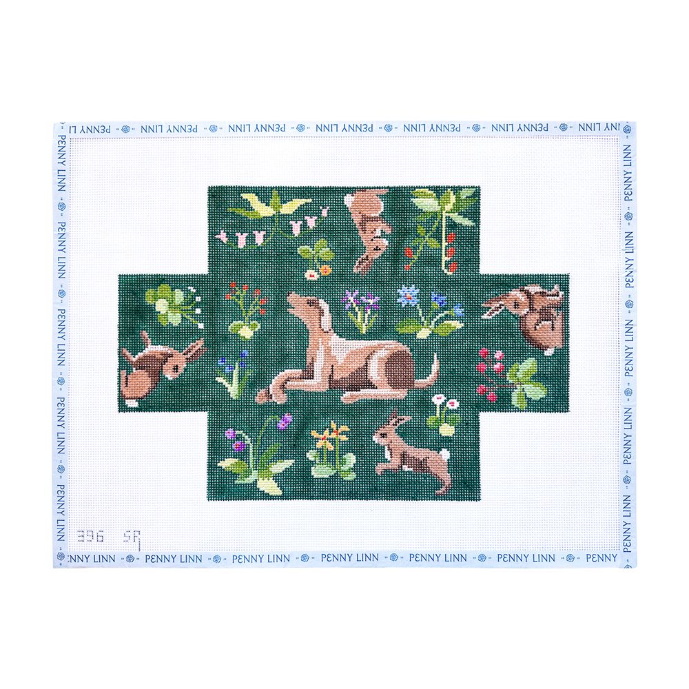 Cluny Rabbits and Hound Brick Cover