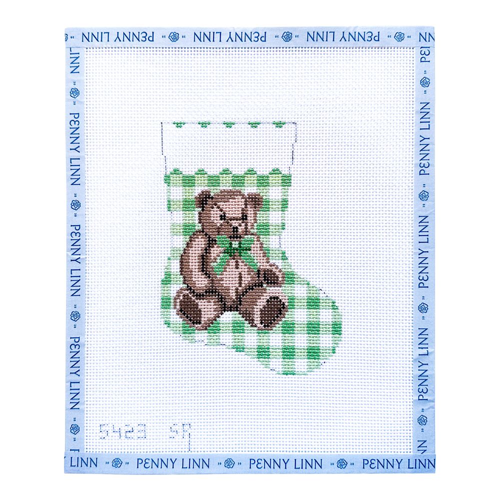 Gingham Teddy Mini Stocking