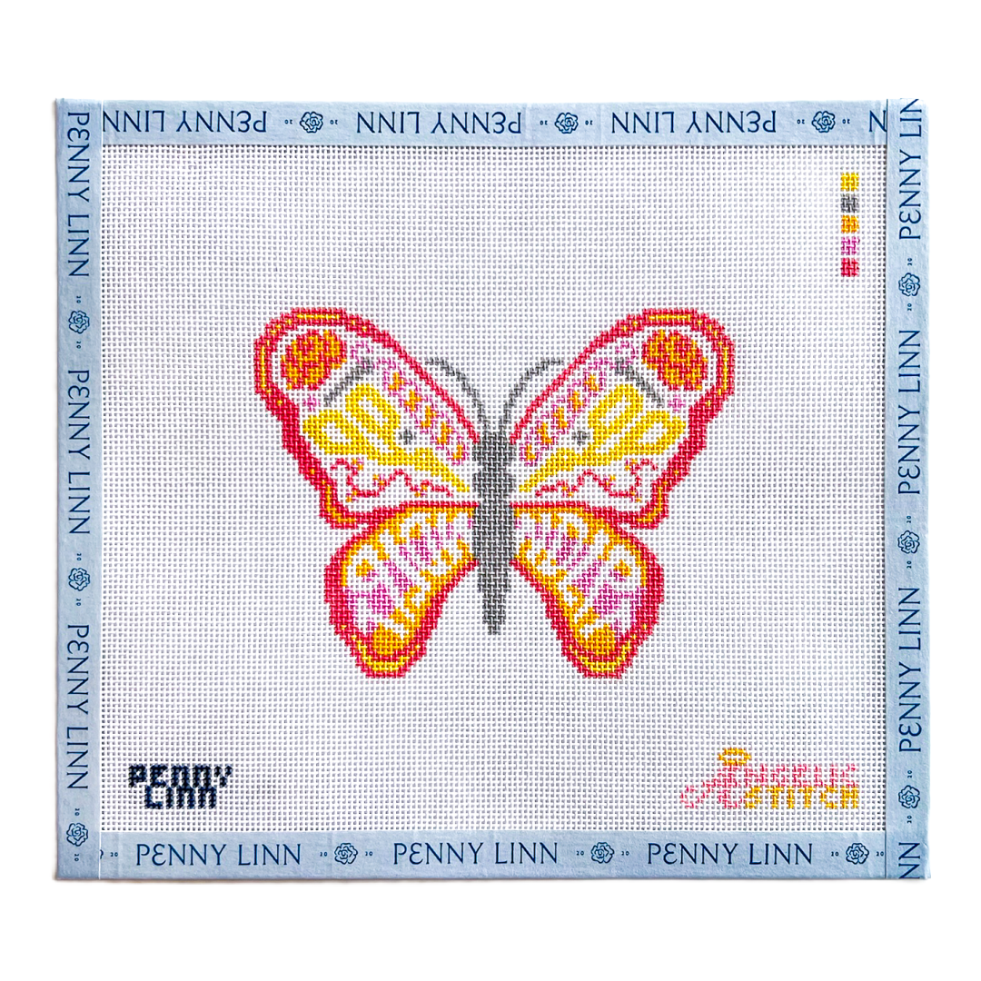Needlepoint Butterfly - Groovy