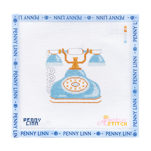 Vintage Rotary Phone - Blue