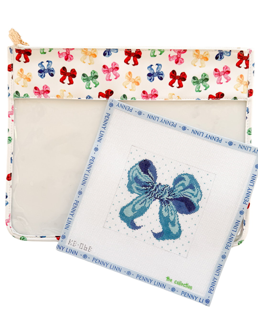 The Collection Bow Large Leather Project Bag