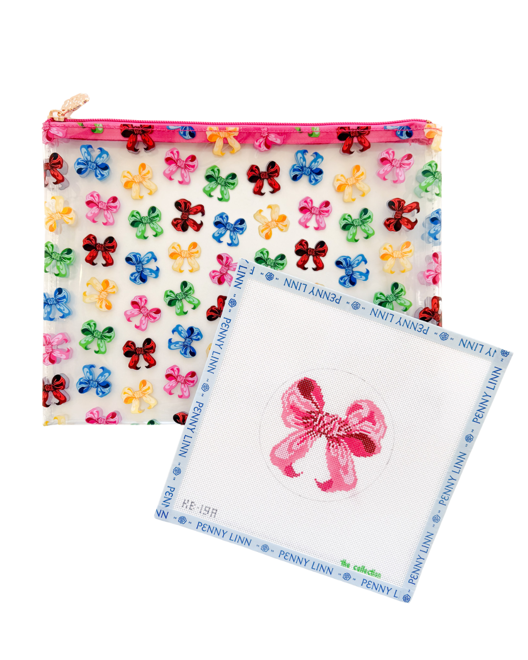 The Collection Bow PVC Project Bag - Medium