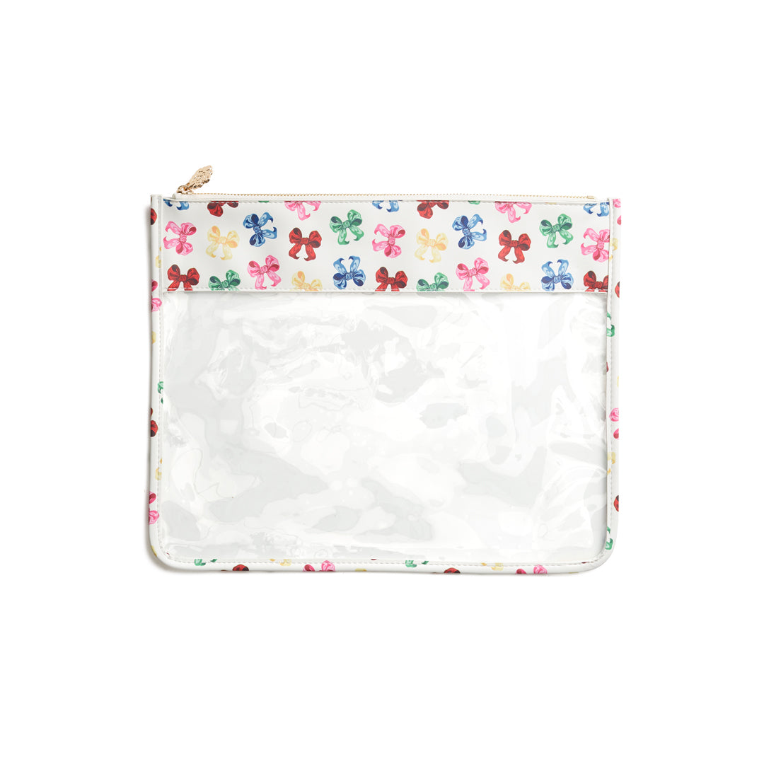 The Collection Bow Large Leather Project Bag