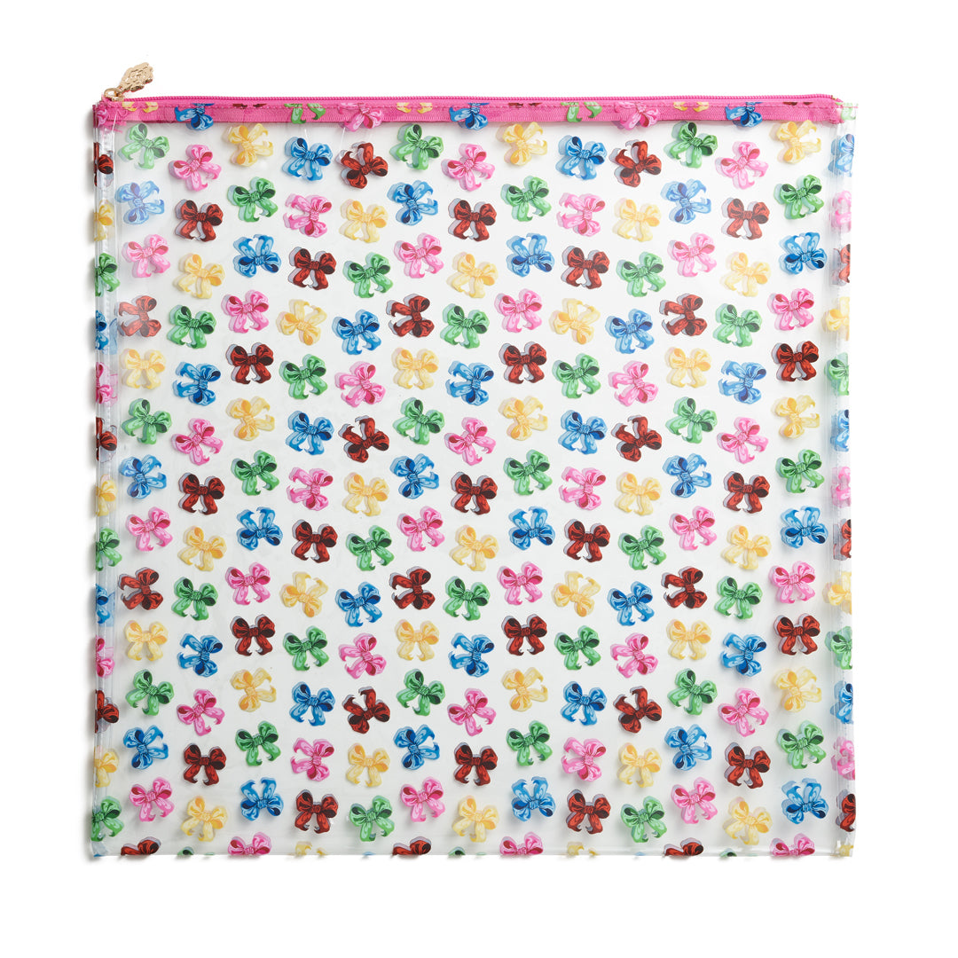 The Collection Bow PVC Project Bag - XXL