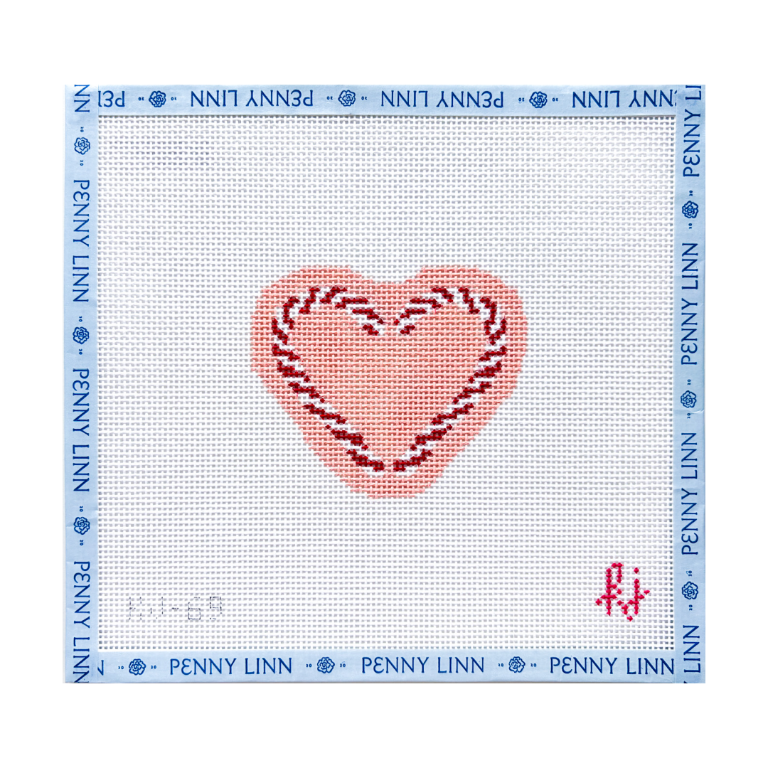 Candy Cane Heart - Pink