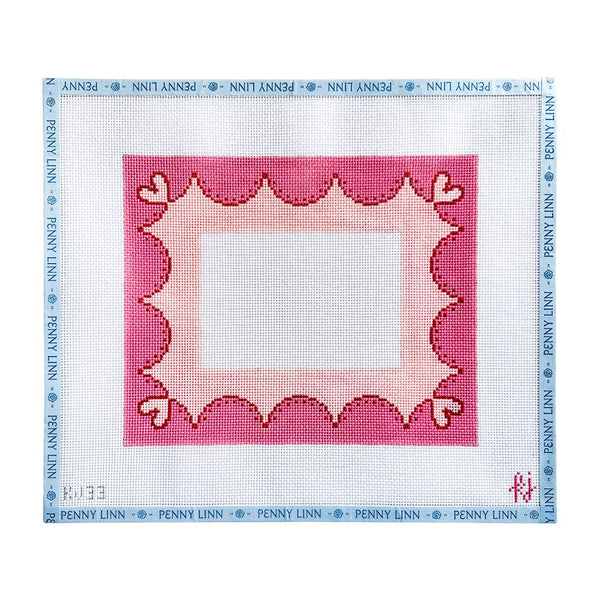 Pink Scallop Frame