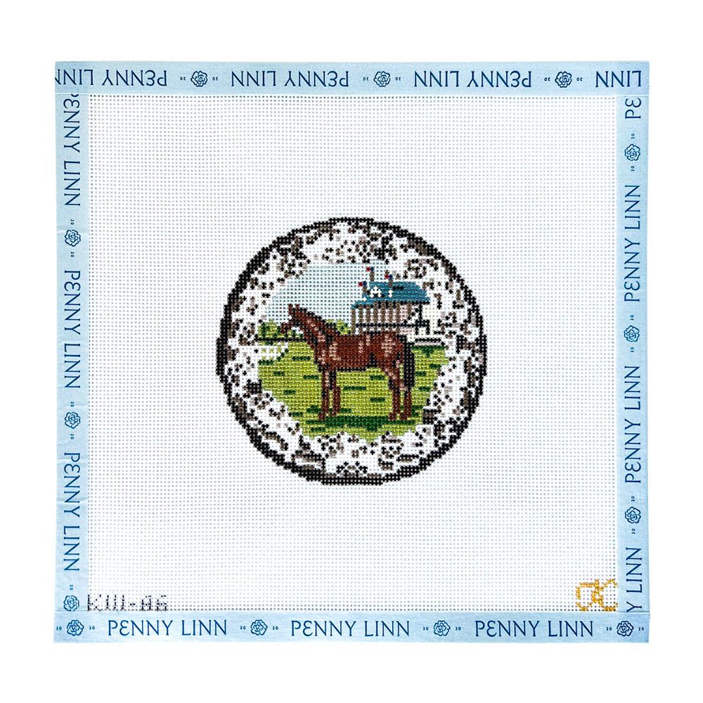 Transferware Horse Round