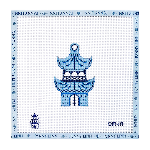 Christmas Village Needlepoint Shop