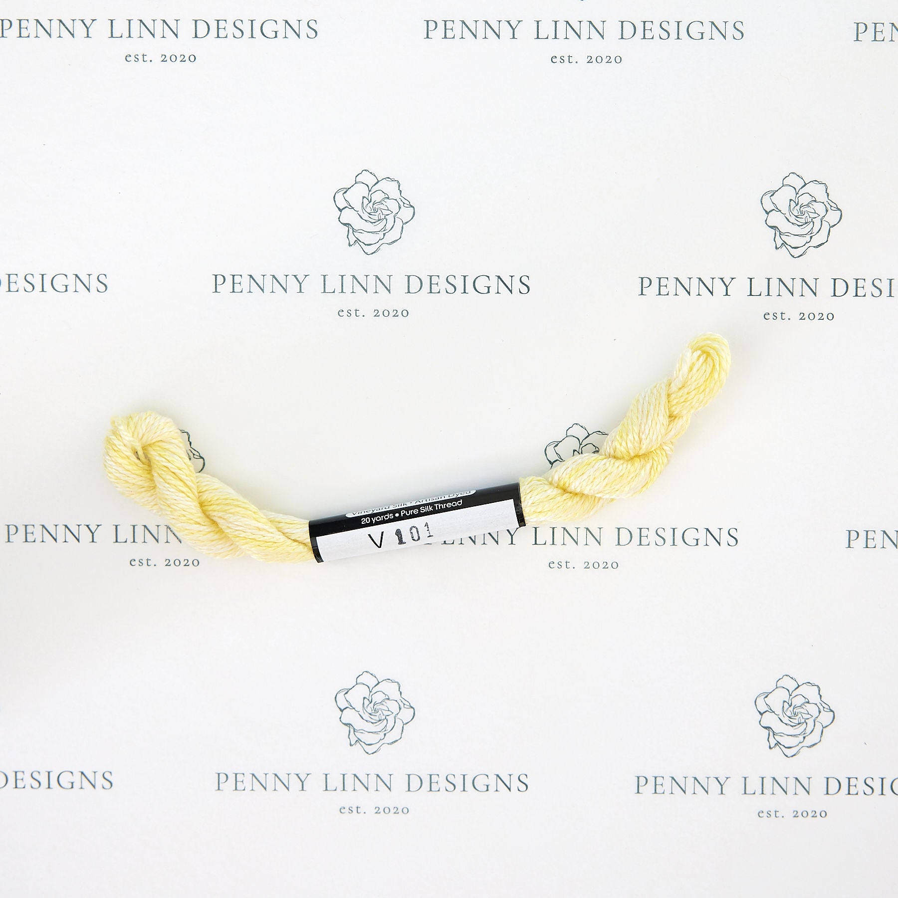 ThreadworX Vineyard Silk V101 Lemon Chiffon