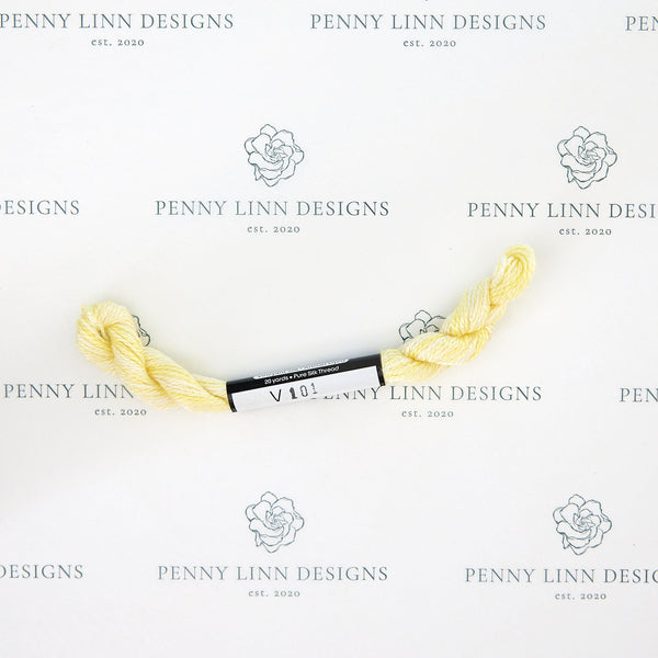 ThreadworX Vineyard Silk V101 Lemon Chiffon