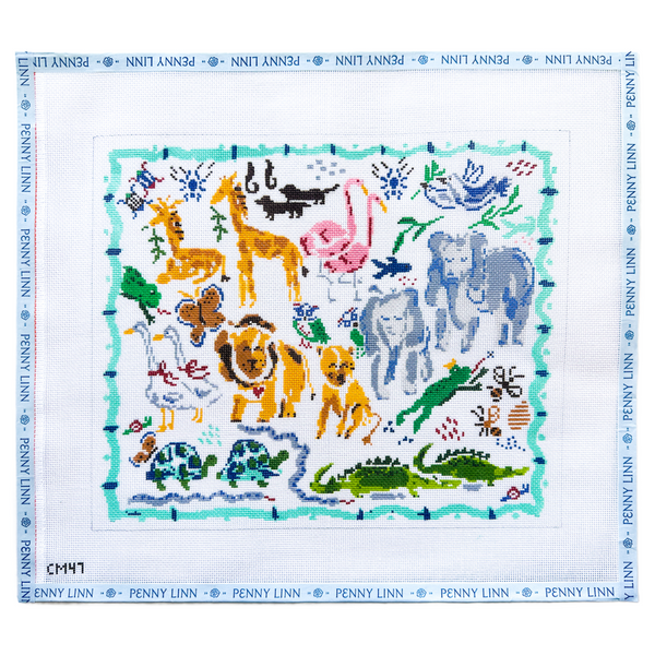 送料無料【NOAH&#39;S ARK】STORY early style 155cm Wooden Noah's Ark With Animals Figures | Montessori and