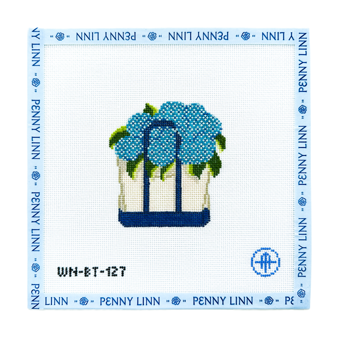 Blooming Hydrangeas Tote - Blue