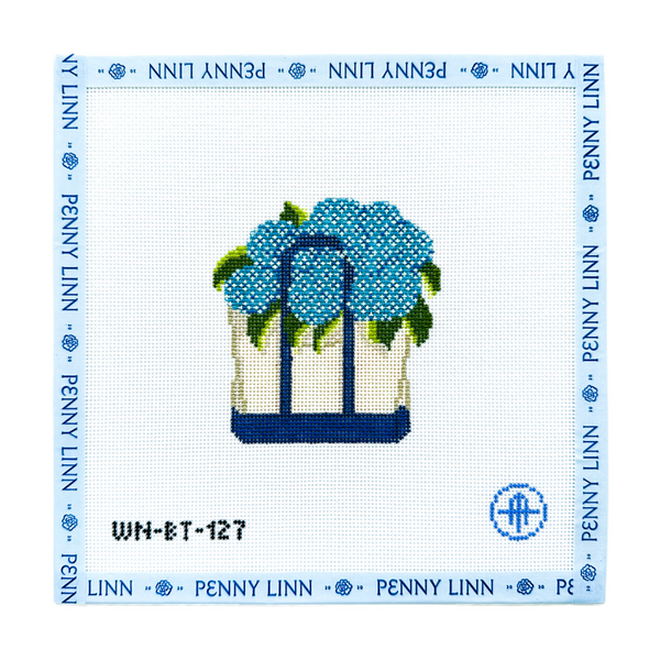 Blooming Hydrangeas Tote - Blue