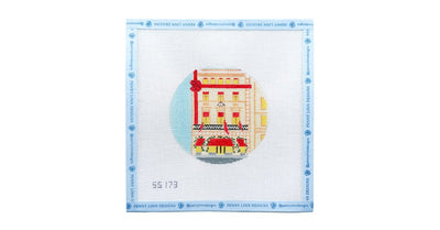 Cartier Store at Christmas - Penny Linn Designs - Stitch Style Needlepoint