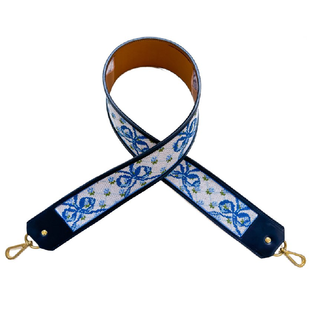 Doggrin Design x PLD Bag Straps - Navy Leather