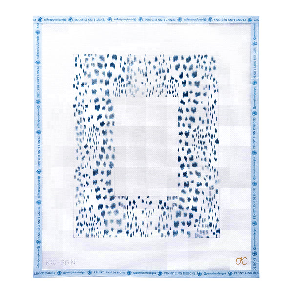 French Dots Picture Frame - Navy