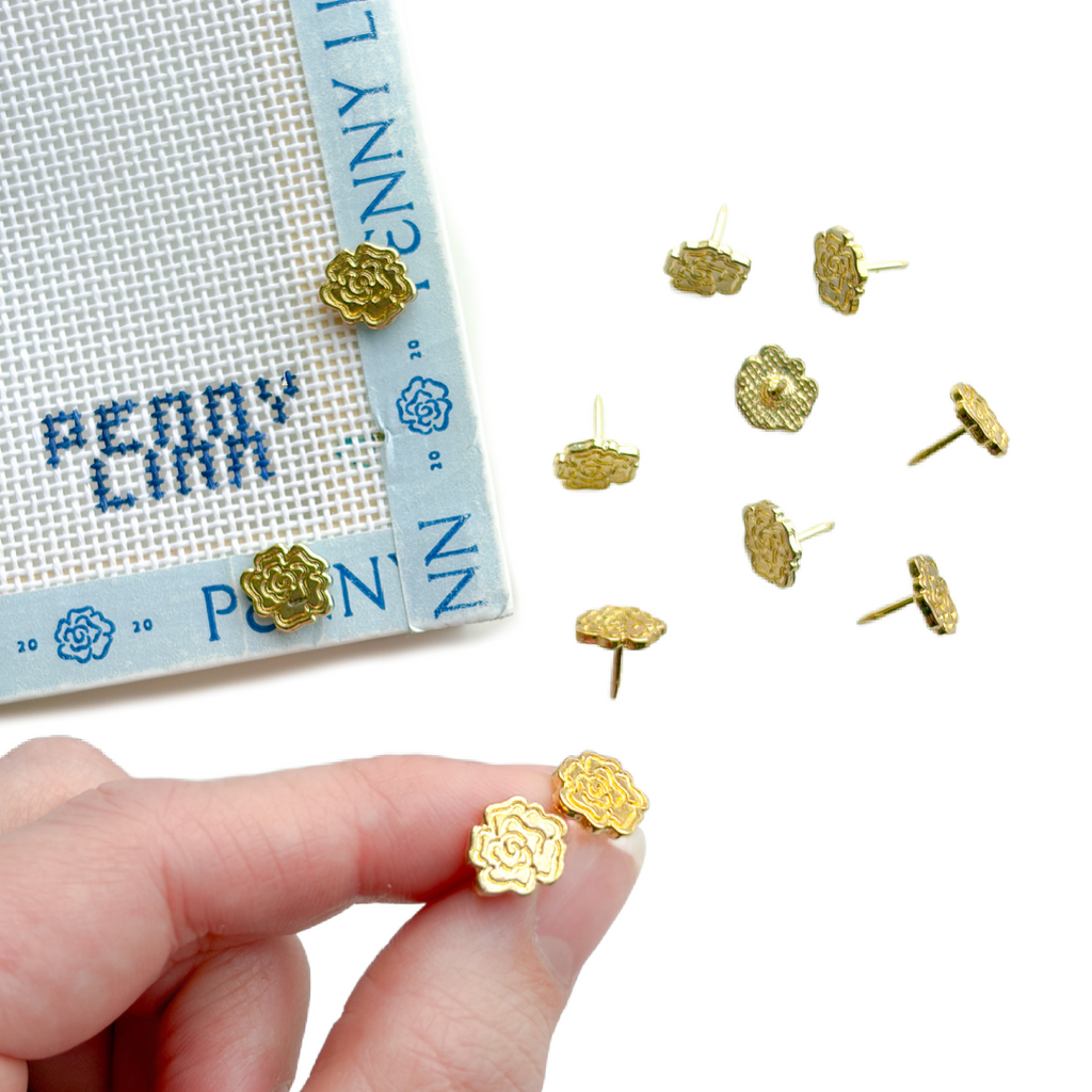 Gardenia Thumb Tacks – Penny Linn