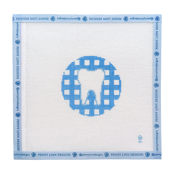 Gingham Tooth - Blue