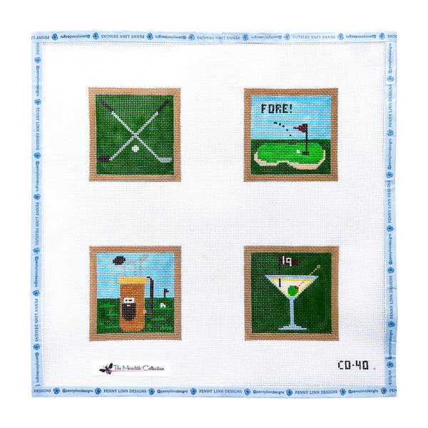 Golf Coaster Set