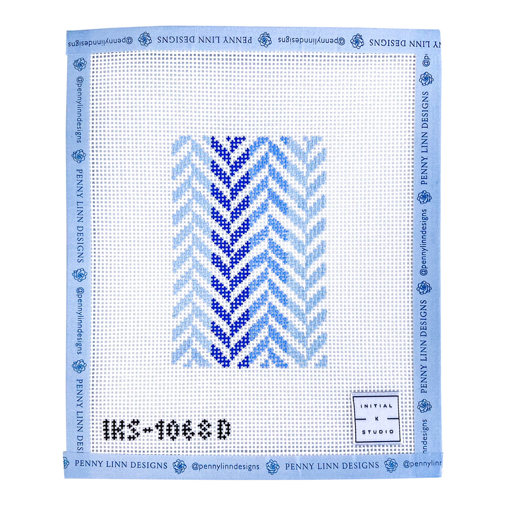 Herringbone Passport - Blue