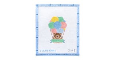 Hot Air Balloon Bear - Penny Linn Designs - Coco Frank Studio