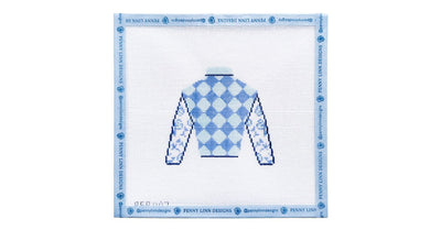 Kentucky Derby Jockey Silk - Penny Linn Designs - Stitch Style Needlepoint